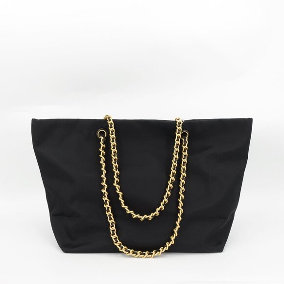 Tory Burch Ella Chain Tote Bag Black OS - Picture 9 of 16